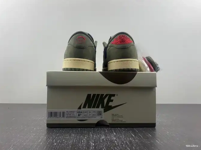 Reps TBK OG TRAVIS LOW 1 JORDAN SCOTT SP AIR X 'BLACK DM7866-002 OLIVE' 0510